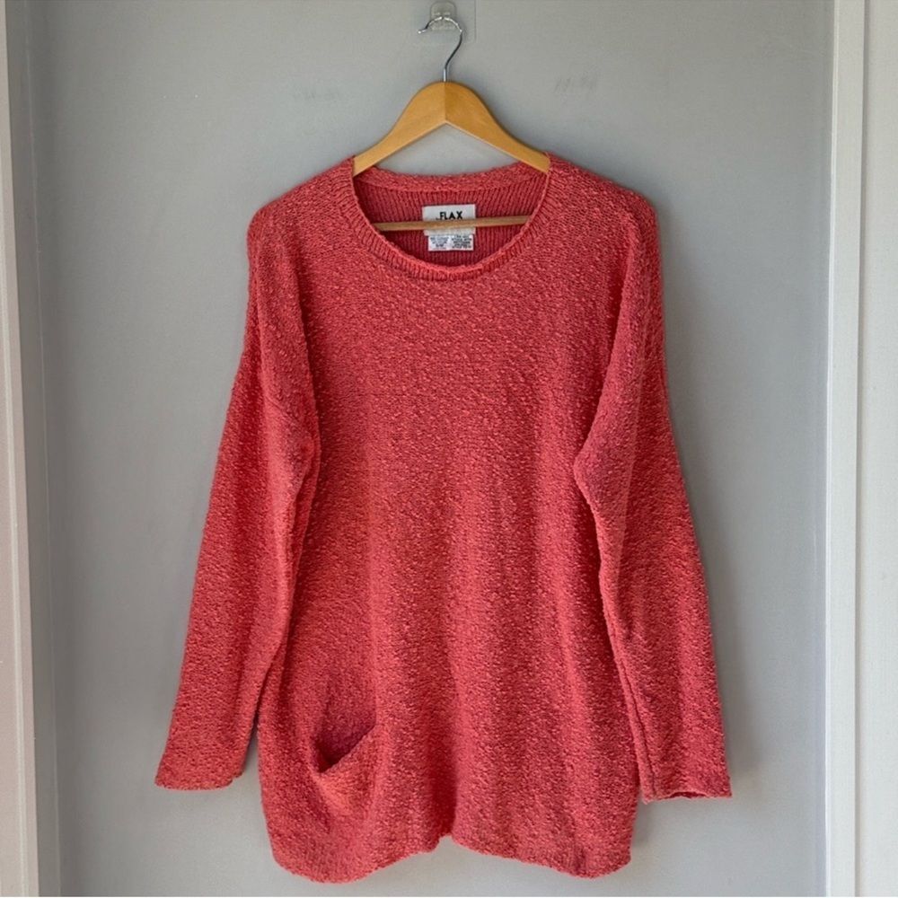Flax By Joanne Engelhart Textured Sweater